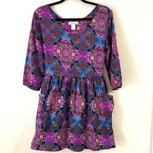 Band of Gypsies Multicolor Paisley Blouse